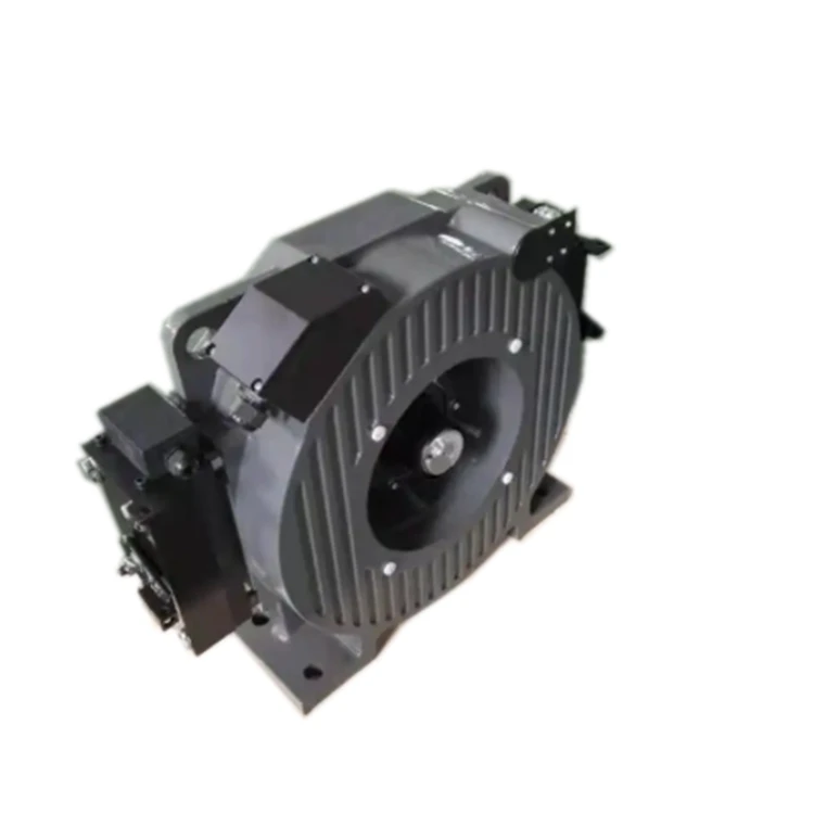 Lift Parts 1000kg Load Elevator Gearless Traction Machine WHY2T0