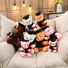 Hot Selling Graduation Gift Kawaii Teddy Bear Stuffed Animal Toys Stuffed Doctor Plush Bear Toys for Kids