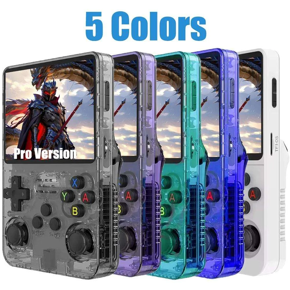 R36s – Console Rétro Portable 3,5″ IPS – 40 000+ Jeux – 128 Go – Bleu