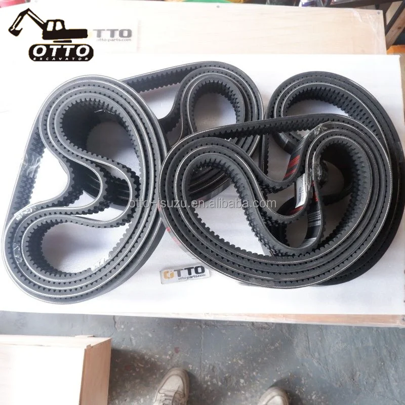 OTTO ZX200 Excavator Engine Fan Belt for ISUZU - 8981529060