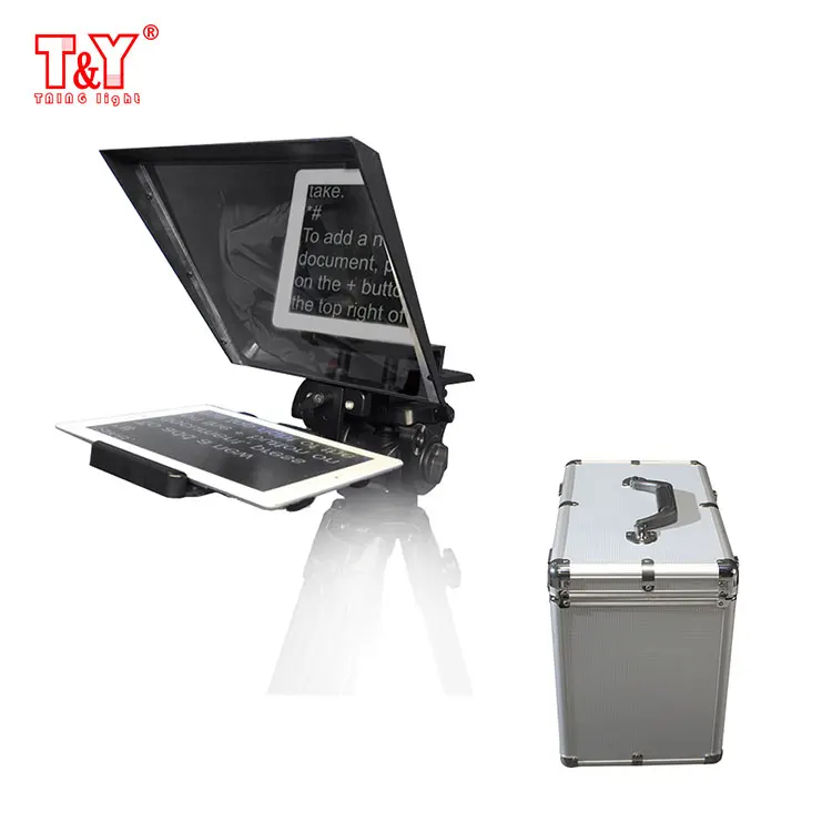 Wireless Remote Control Professional and Portable Teleprompter for Tablet