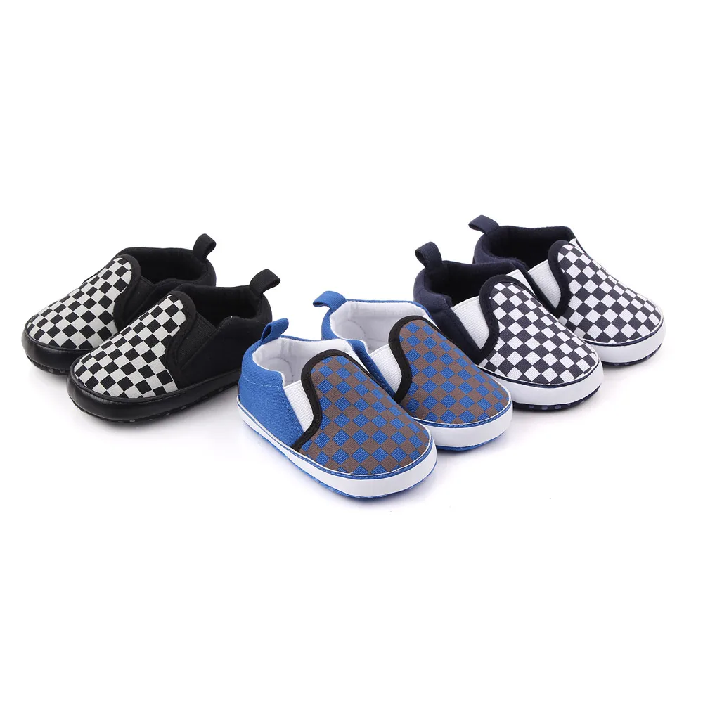 wholesale 0-18months newborn soft sole walk canvas toddler baby shoes in bulk