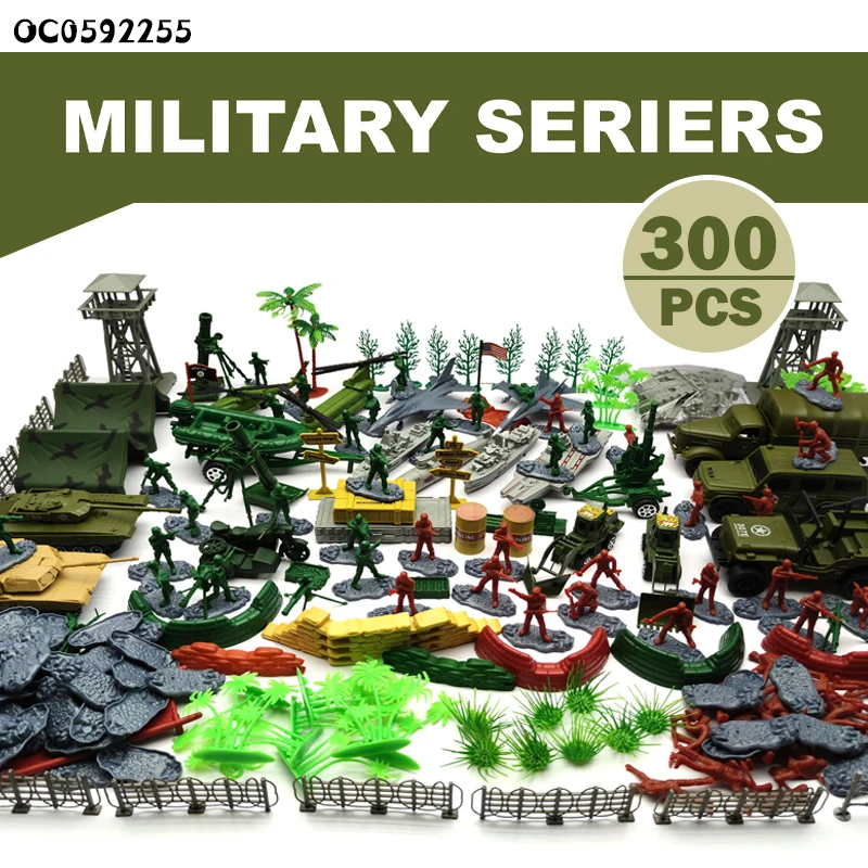 Wholesale plastic tank model kits action toy figures military toy