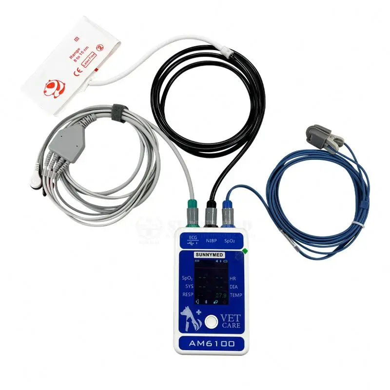 SY-AM6100 Handheld Multiparameter Veterinary Patient Monitor With ECG Function for Cat/Dog/Pet Price