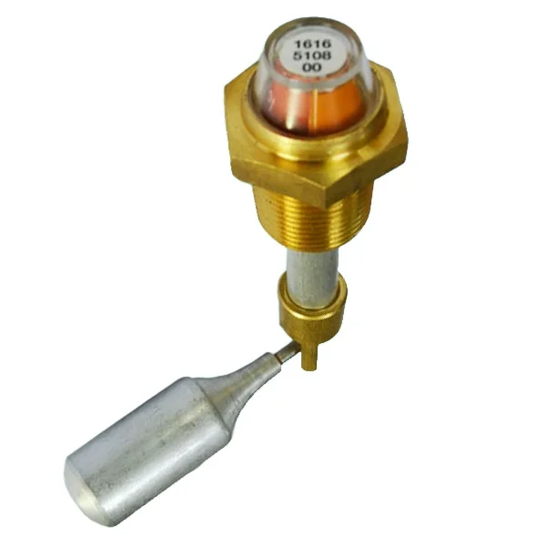 Sourcing Map Ölstandschauglas M33x1,5 Mm – Alu-Gehäuse Mit Hartglas, 23 Mm Hoch – Für Kompressor, Hydraulik, CNC Ölstandsanzeige Hartglas