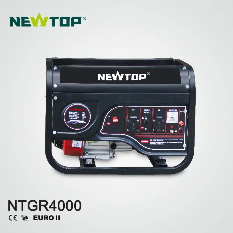 Дешевый бензиновый генератор 4 кВт бензиновый генератор с бензиновым двигателем 7, 0 л.с.
