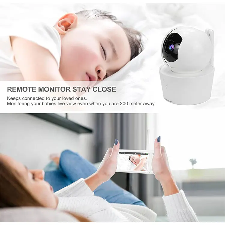 即納大特価 Hdベビー睡眠モニタリングカメラipモーション検出リモートミニcctvスマートwifiワイヤレスペットベビーモニター双方向オーディオ付き  Buy 360-view Baby Monitor,Baby Monitoring Camera,Baby Monitor Wireless Pr 