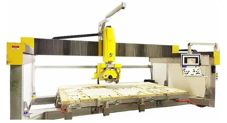 OMC Multi Function Cnc 5 Axis Bridge Saw Machine for Kitchen Counter ...