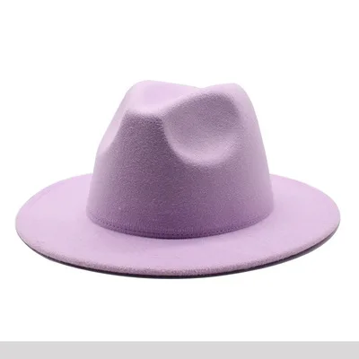 Woolen Brim Jazz Cheapeau Femme Hats 