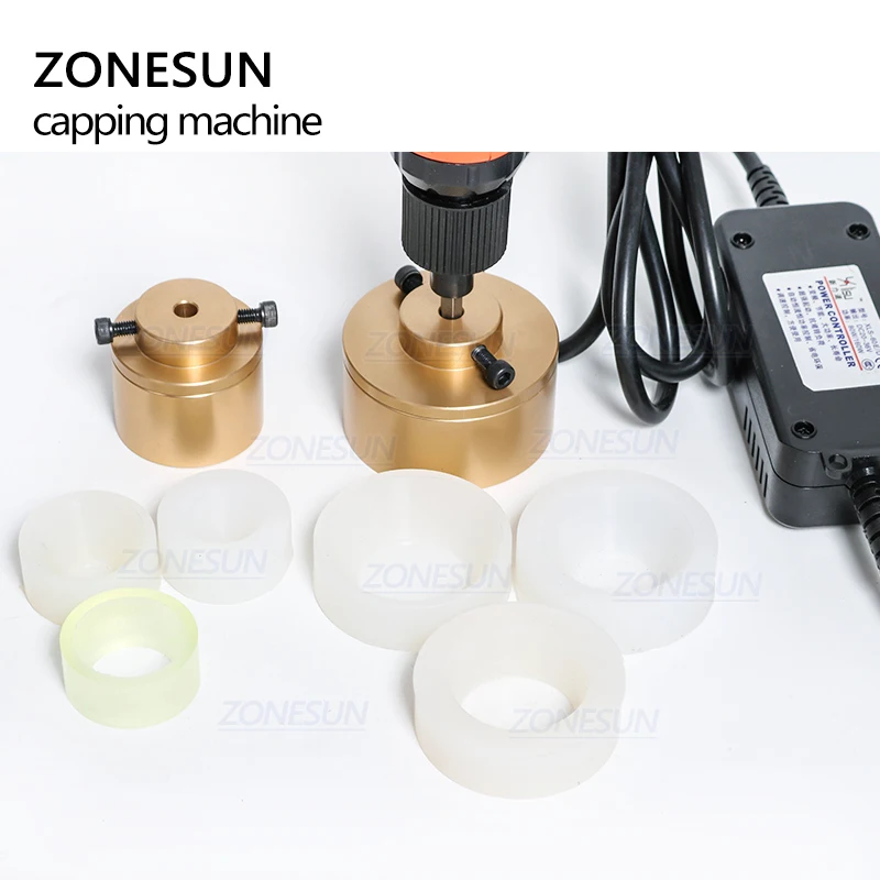 ZONESUN Hand Held Screw Capping Machine Manual Plastic Bottle Screw Capper Cap Sealing Machine