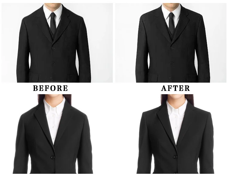 4 Paires Épaulettes Vêtements Mousse - 2 Noires + 2 Blanches Pour Blazer, Robe, Veste
