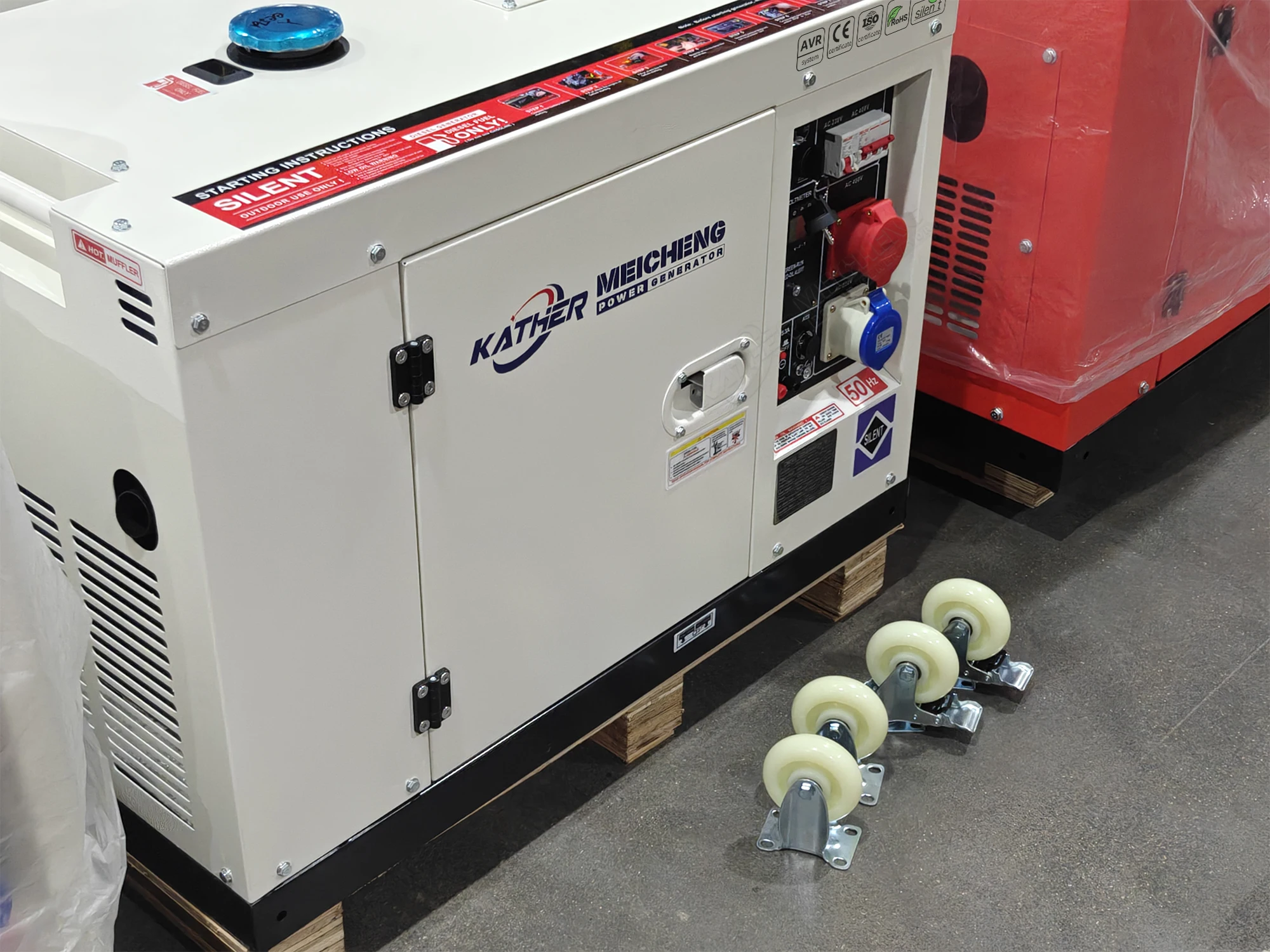 5KVA 8KVA 10KVA 12KVA 15KVA Silent Diesel Generators Set 110V 240V 380V 1 Phase/3 Phase Portable Mobile Type Generador Diesel manufacture