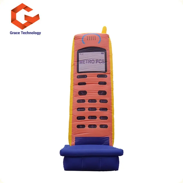 Giant Inflatable Smartphone Model, Advertising Inflatable Cellphone Balloon Custom Inflatable Mobile Phone for Sale