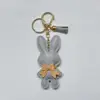 Grey tassel with keychain