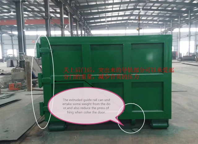 Waste management waste disposable customized roll off dumpster 