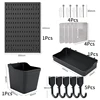 Square plate set 1 black