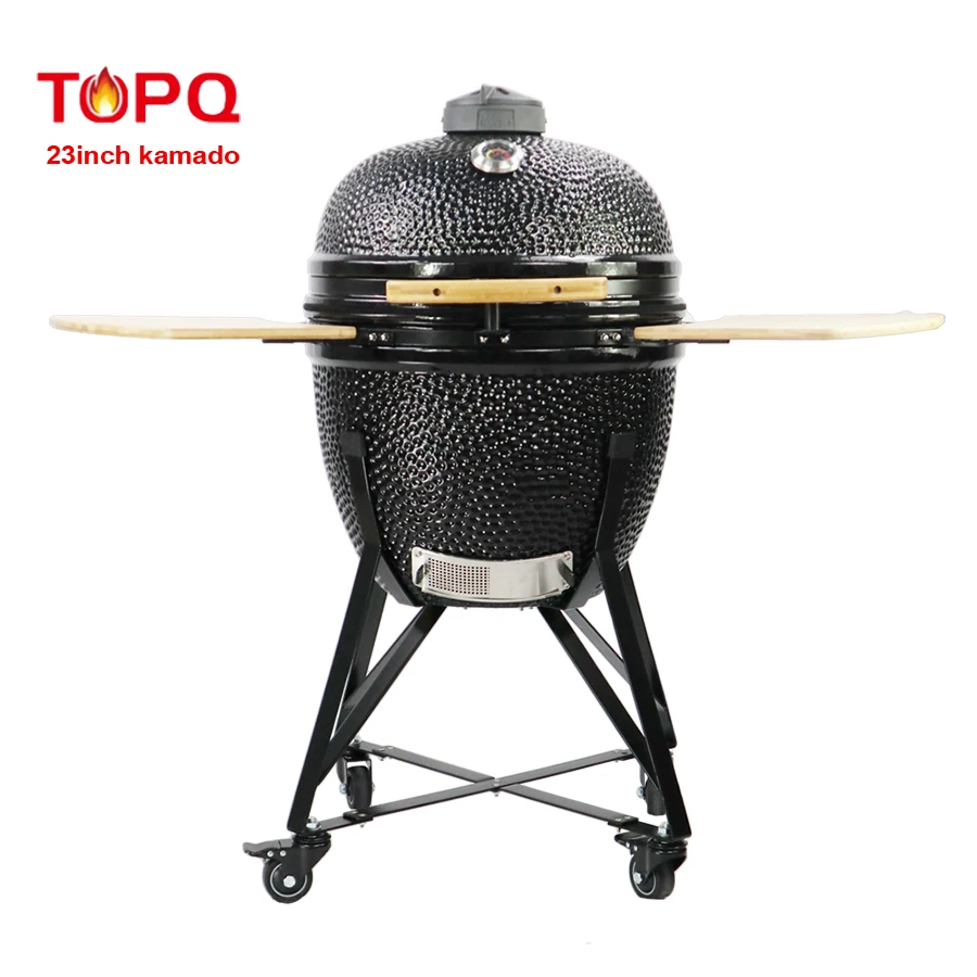 veiling Gezichtsvermogen Klem Topq Ceramic Kamado 23 Large Size Charcoal Bbq Pro Barbecue Pellet Smoker  Grills - Buy Smoker Grill,Ceramic Kamado,Large Charcoal Smoker Product on  Alibaba.com