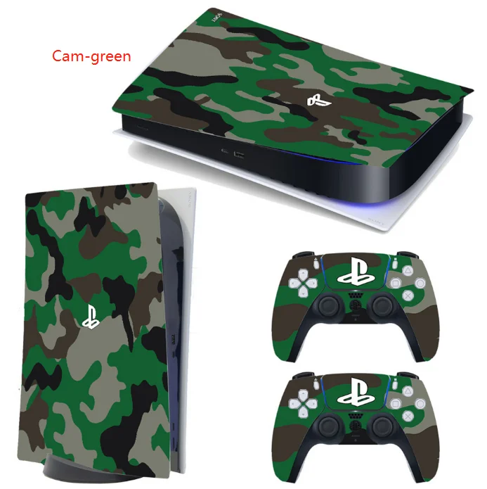 Preço de fábrica camo design adesivo de pele de vinil para ps4 pro console  e controlador