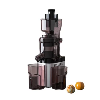 Commercial Big Mouth Masticating Wireless Slow Juicer Machine Cold Press Slow Juicer Extractor Stainless Steel Electric Beige 35