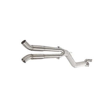 YT 304 Stainless Steel F80 Exhaust with 1.5MM Polished Surface - Single Midpipe Catalytic Converter for BMW S55 F80 F82 M3 M4