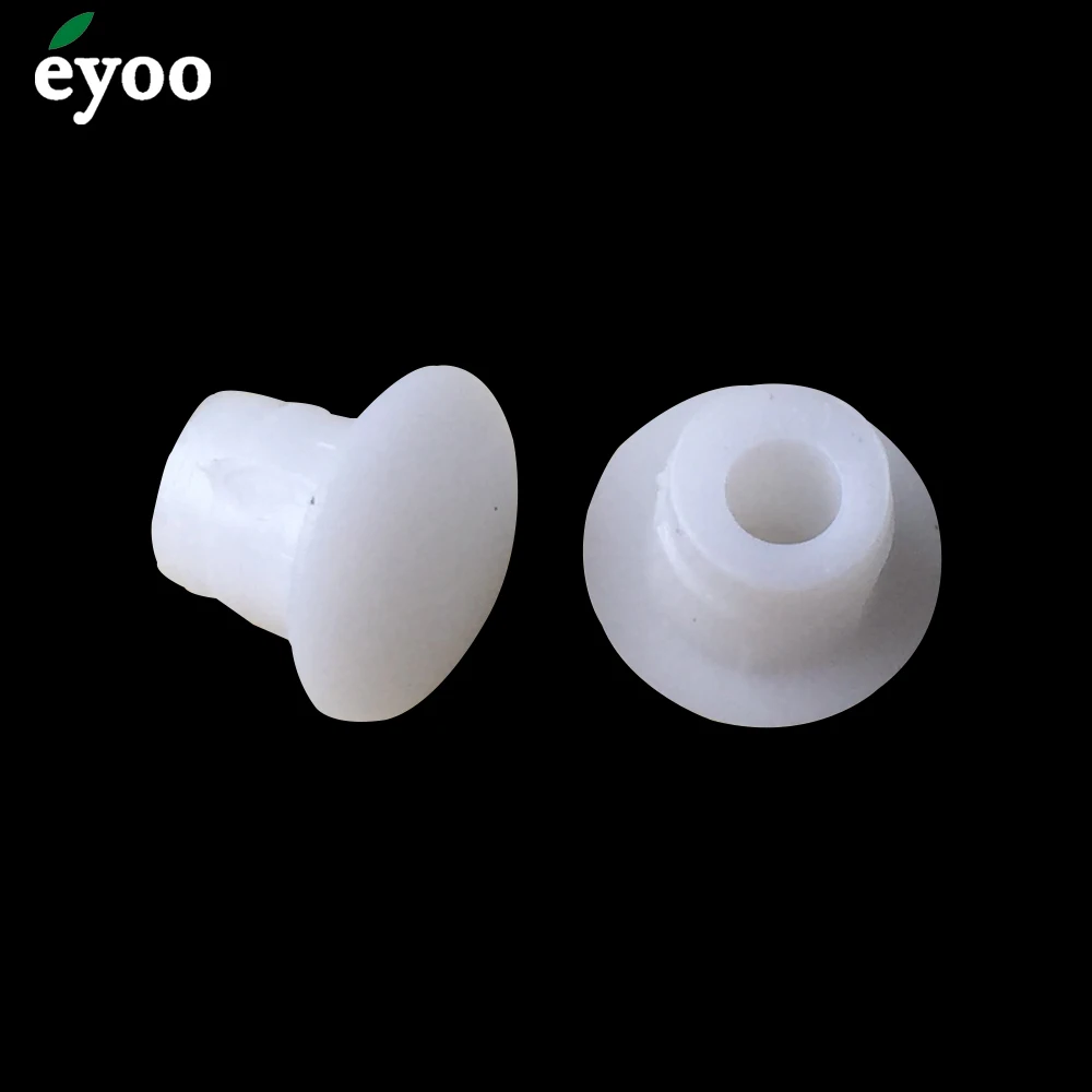 5毫米白色塑料孔塞圆形卡扣固定孔插头盖塑料盖.