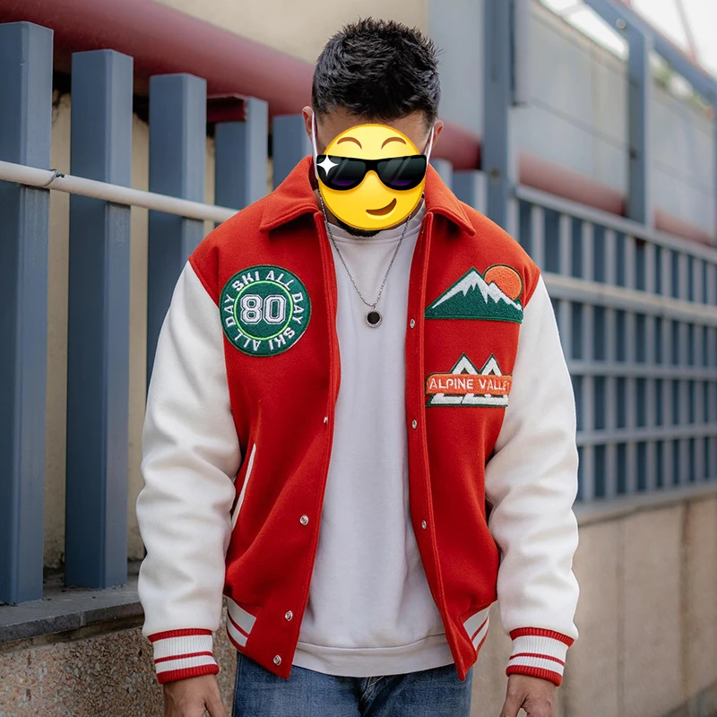 DCY Manufacturers for Customs Clothes Oem Odm Embroidery Jacket,Men Varsity Jack