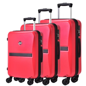 Unisex Luxury & Fashionable Hardshell Carry-On Luggage New Design PP Suitcases Set Trolley Bag Suitcase
