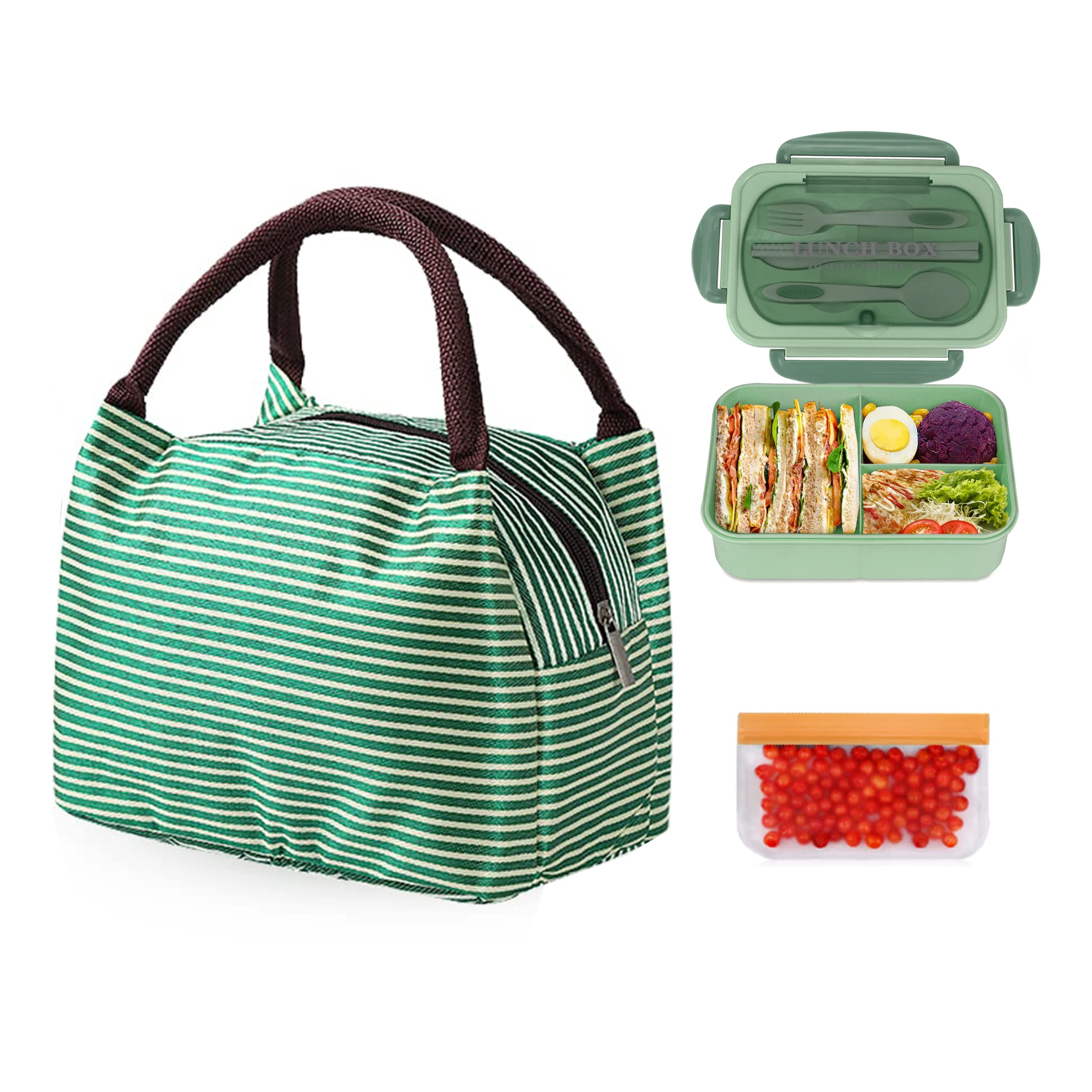 Портативная водонепроницаемая сумка для ланча толщина изолированная ланч-бокса большая емкость пикника женщин и мужчин