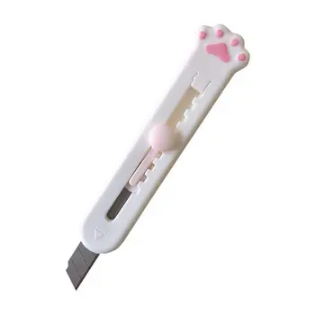 1pc Cute Cat Paw Utility Knife, Transparent Cat Paw Utility Knife, Box  Cutter, Stationery Cutter, Art Knife, Paper Cutter, Stationery Supply 