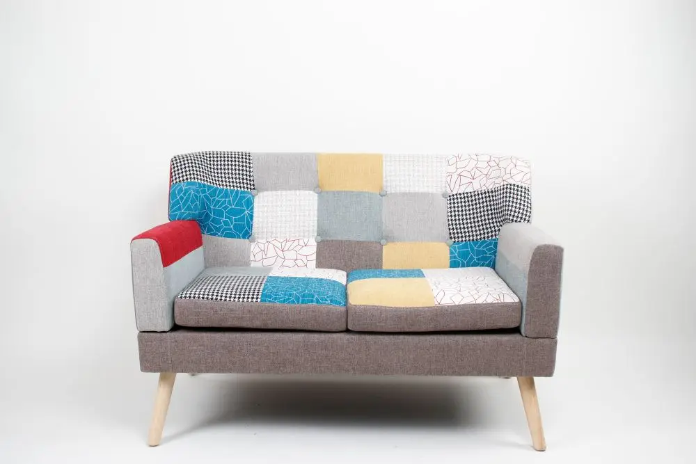 Mid for Century Modern Green Velvet 2-Seater Sofa Retro Style Home Office Loveseat Wooden Legs Elegant Small Spaces Living Room factory