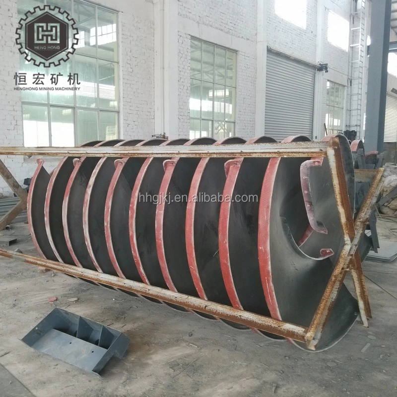 (Most Economical Price) Chrome Ore Processing Plant Spiral Separator Titanium Gravity Separator Henghong Coal Spiral Chute 50kg