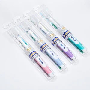 2026 Manufacturer Factory Customizable High Quality Soft Nylon Bristle Biodegradable Disposable Toothbrush for Adults Plastic