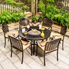 6 chairs+120CM BBQ table