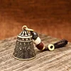 Heart Sutra bell + Chinese knot Ruyi woven rope
