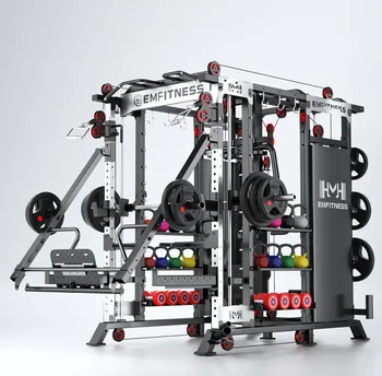 SK high quality heavy duty multi-functional Smith Machine professional gym uses shaping muscle toning exercises