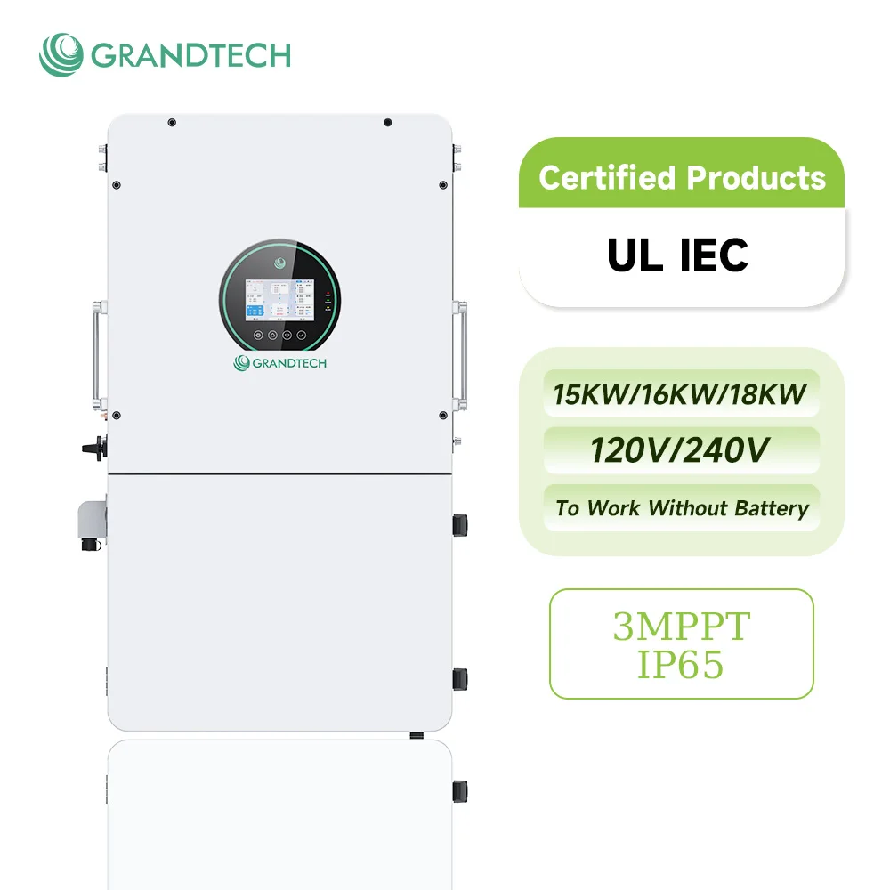 UL ROSH אישור FCC, מומר סולרי היברידי למאגר אנרגיה IP65 SEI, 18 קילוואט, 10 קילוואט, 12 קילוואט, 120 וולט פאזה משולבת, 240 וולט פאזה משולבת, 48 וולט ברשת/מחוץ לרשת