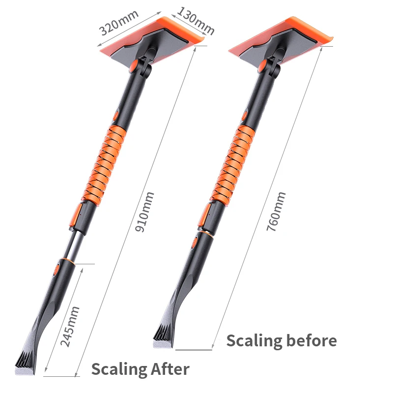 Зимняя многофункциональная мягкая щетка для снега скребок льда