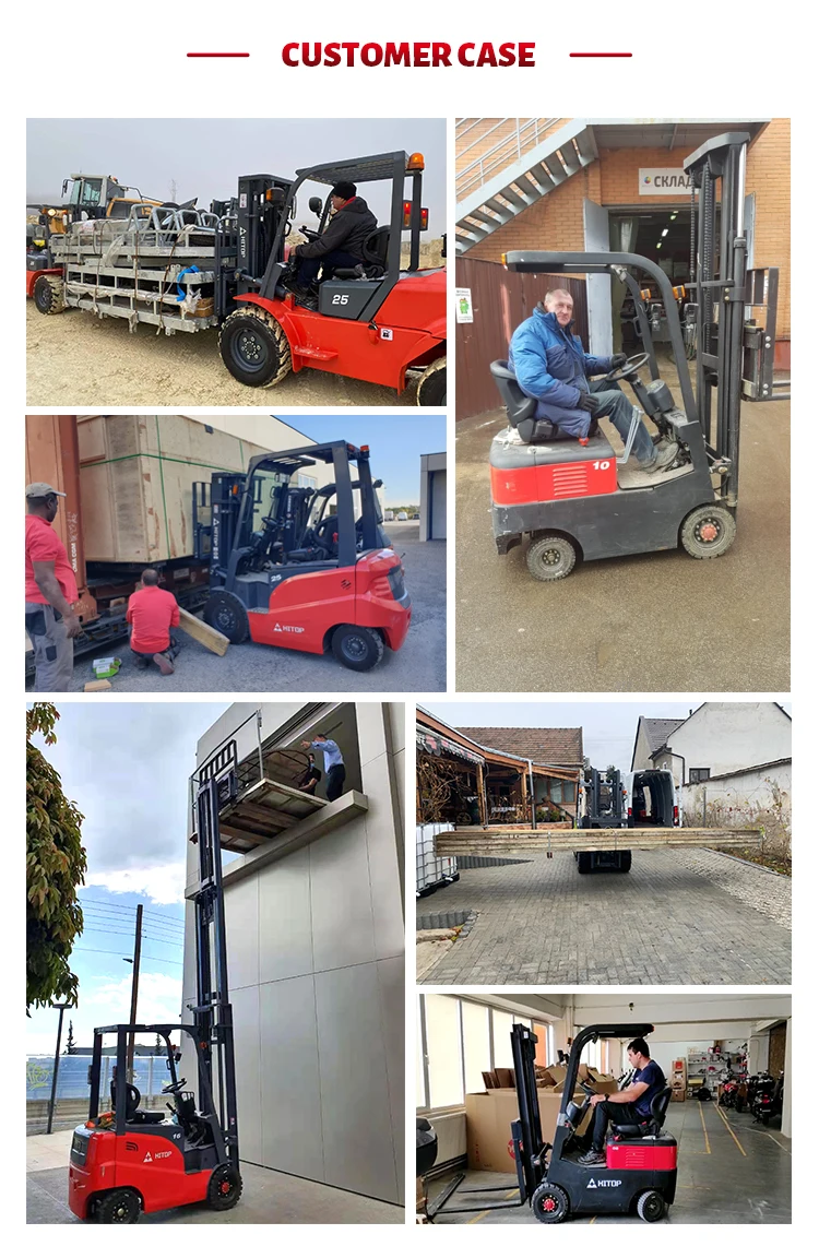 Hitop Battery Reach Forklift Standup Seated Warehouse Electric Stacker