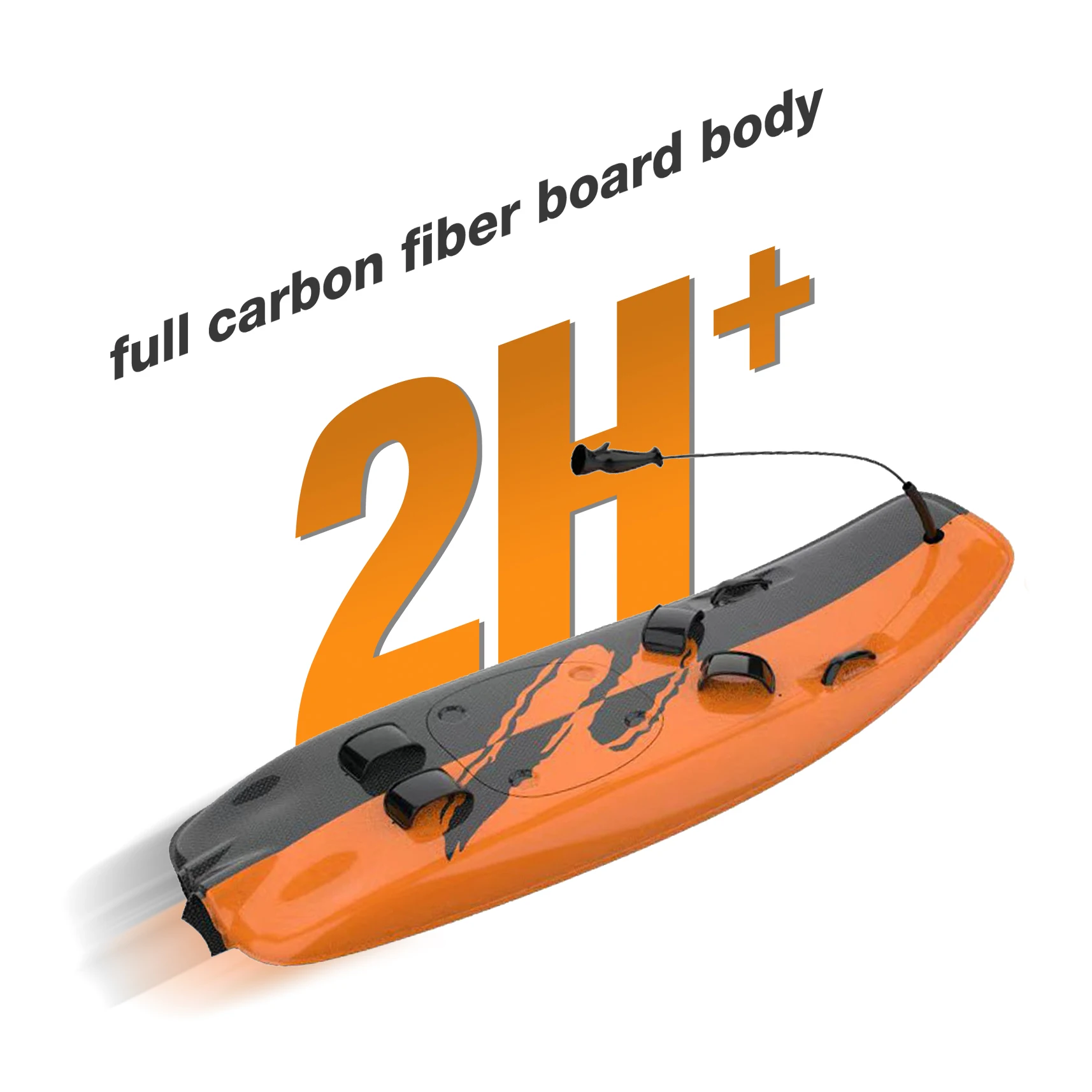 Petrol Engine Powered Motor JetBoard Jet Full Carbon Fiber Jetsurfing Surfboard Body Micro-Wave Lake Fly Dynamic Ski Surf Board