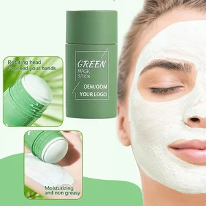 OEM ODM Original Factory Custom Organic Natural Clay Masks Face Skin Care Mud Tightening Facial Mineral Moisturizing Mask Stick