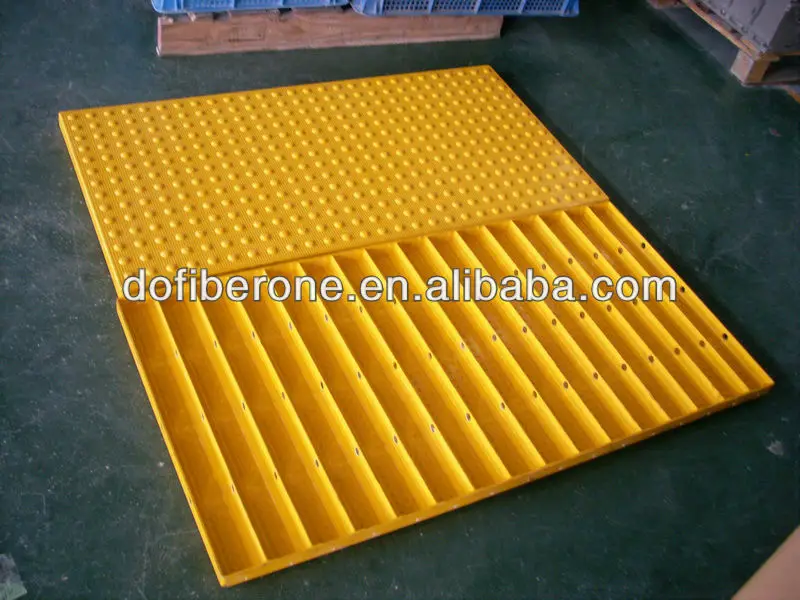 USA Europe Standard PU ADA Tactile Tile Luminous Corduroy Top Stud Modern Design Style for Interior Wall Outdoor Firebrick