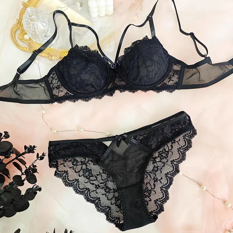 G1008 two-piece lace brief alternate view