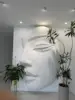 Human face wall