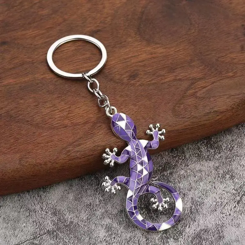 Wholesale Cute Gecko Metal Keychain - Perfect Promotional Gift