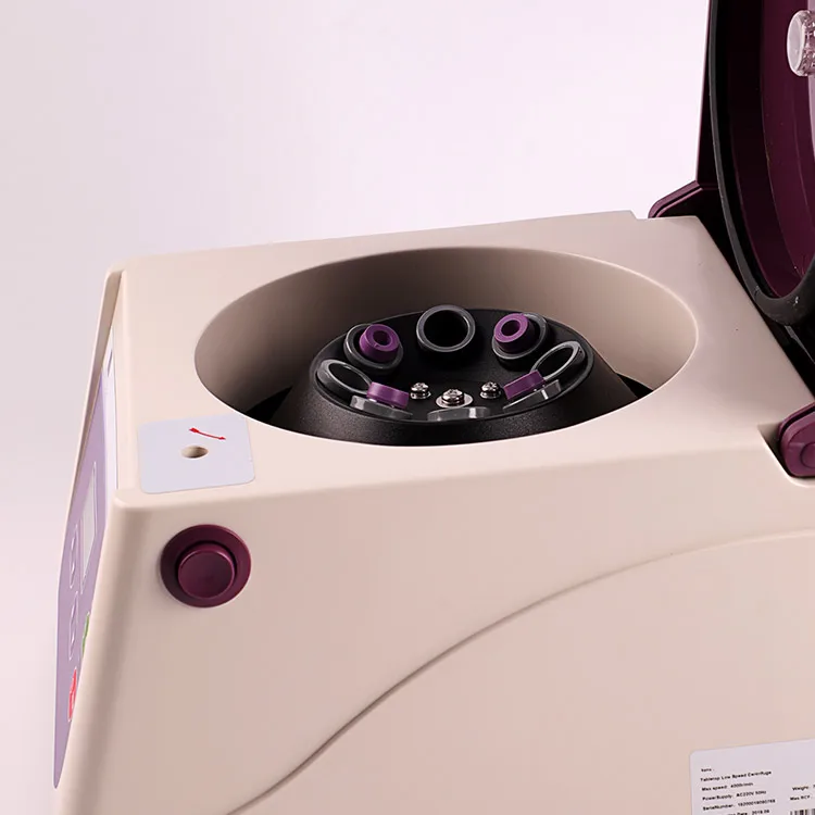 Тромбоцитарная обогащенная плазменная PRP трубка, высокоскоростная вращающаяся небольшая PRP Центрифуга