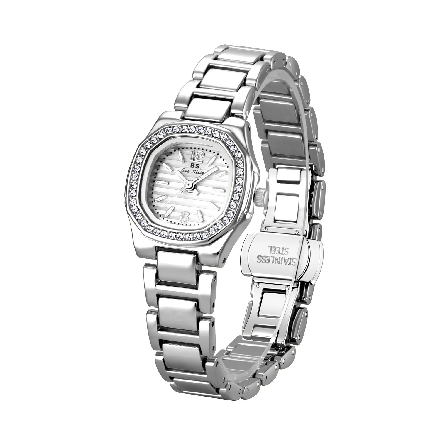 BS bee sister Fashion Women Watch Diamond Watch Top Brand Ladies Watches Casual Women Bracelet Wristwatches Relogio Feminino