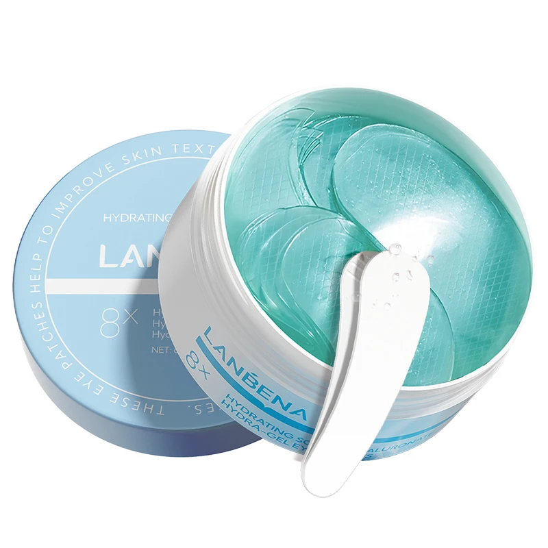 LANBENA Eye Masks for Dark Circle Collagen Eye Patches 60pcs OEM Private Label for Women factory