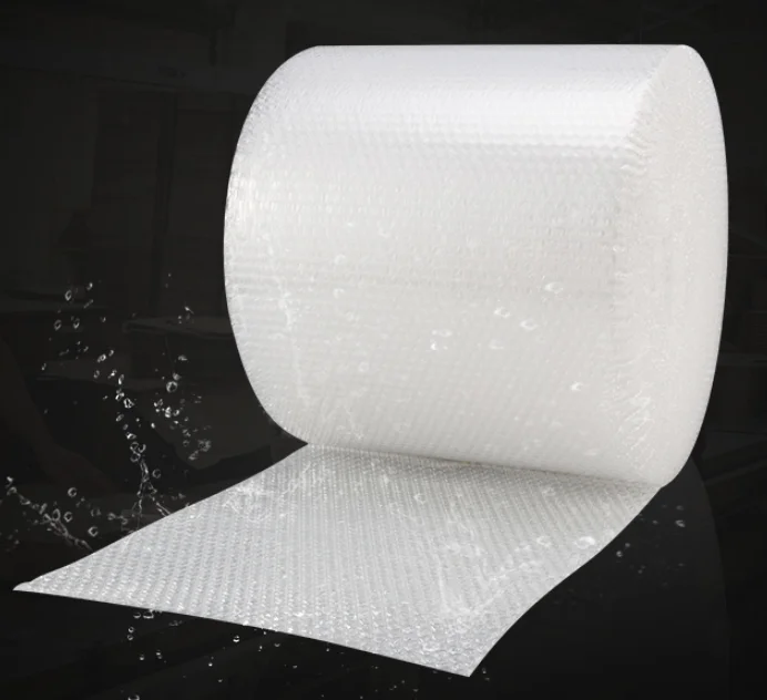 Cheap High Quality Small MOQ Transparent Plastic Wrap Bubble Roll with Fragile Mail Shipping