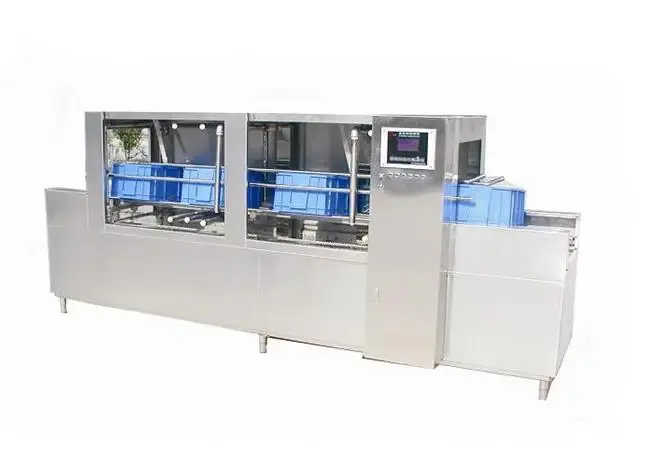 High quality industrial cleaning machine box automatic plastic backboard crate cleaning machine