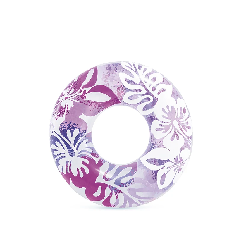 Intex 59251 Popular Swimming Pool Ring Adult Beach Inflatable Glitter Pool Floating Swimming Pool Ring